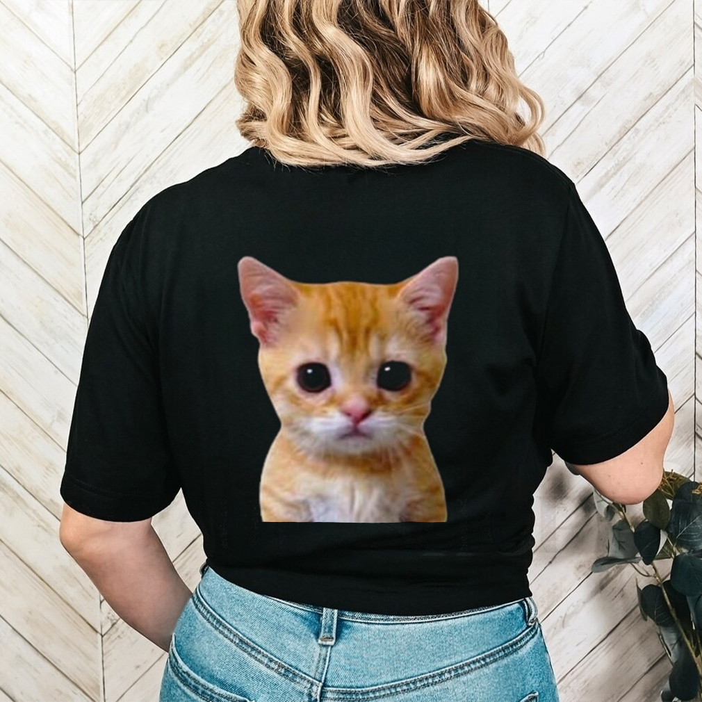 El Gato Meme Sad Crying Cat Munchkin Kitty Meme Trendy T Shirt