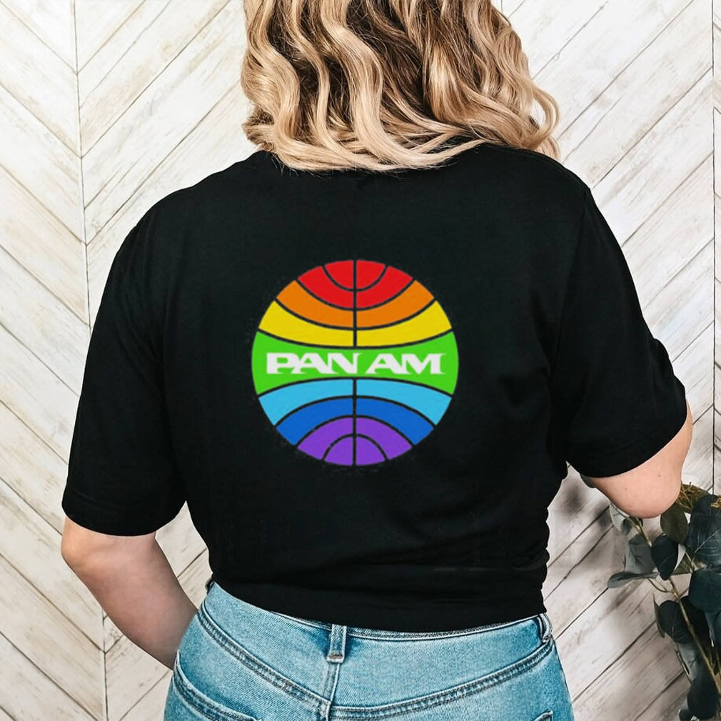 Official Pan Am Logo Rainbow News 2023 Shirt