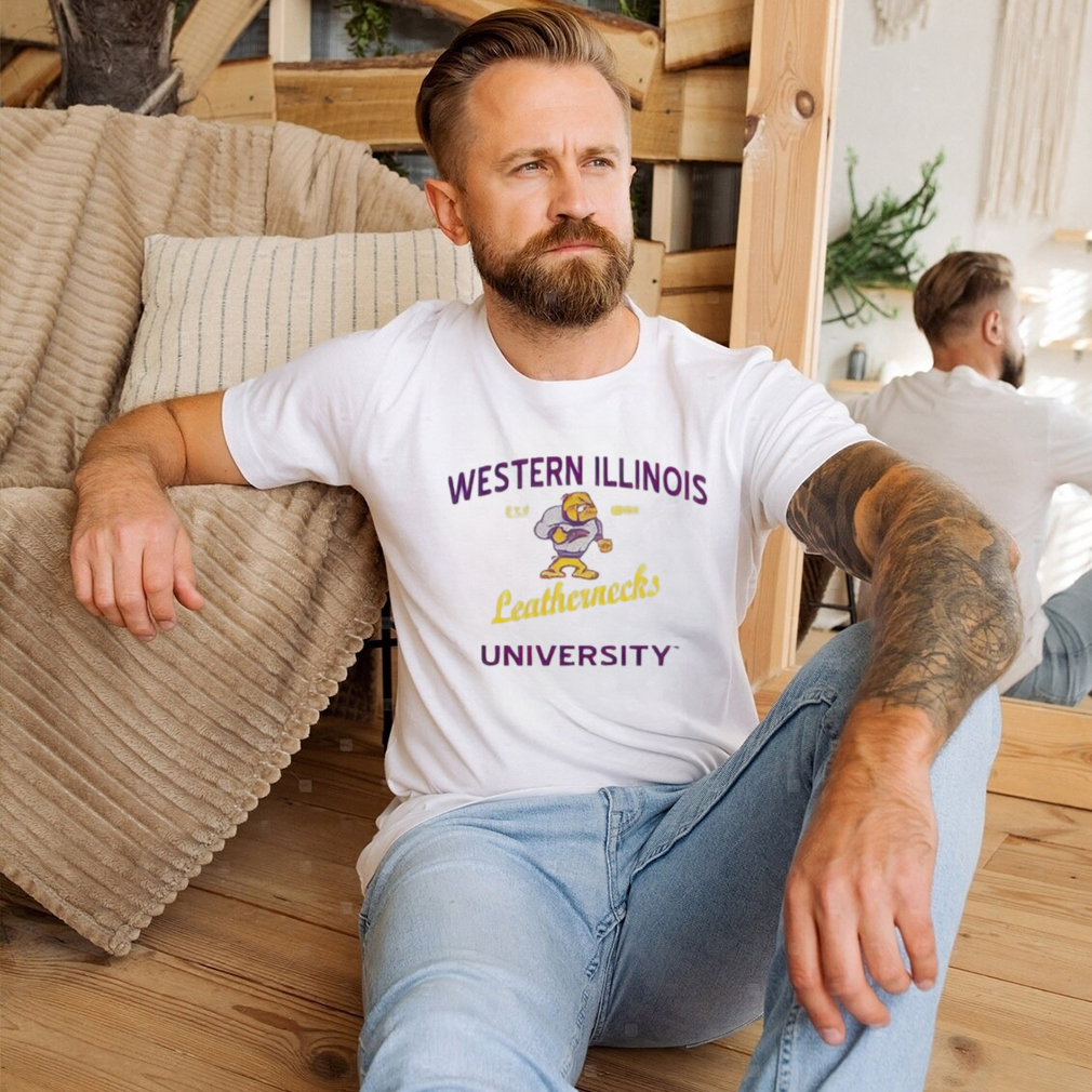 Western Illinois university leathernecks est 1899 logo shirt