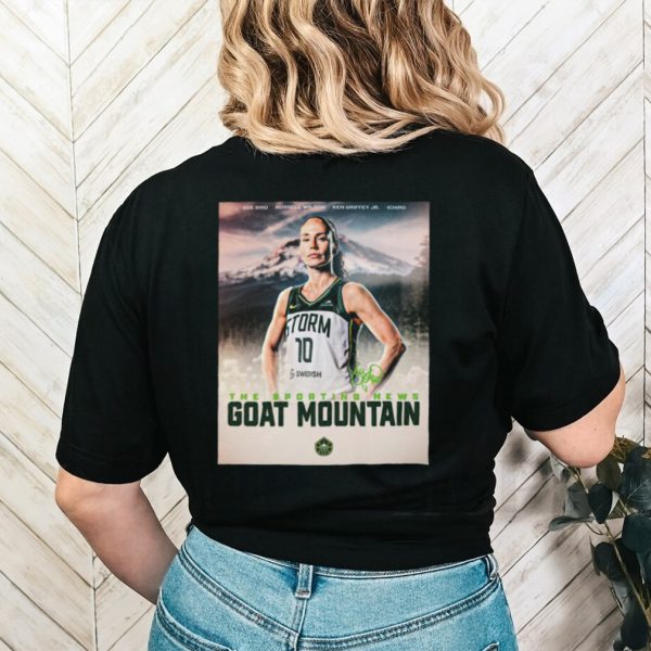 Original Sue Bird, Russell Wilson, Ken Griffey Jr And Ichiro The Sporting News Goat Mountain Shirt