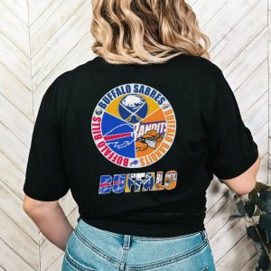 Original buffalo City Sports Buffalo Bills, Sabres and Bandits Official Logo shirt