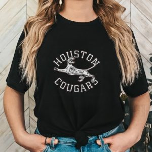 Houston Leaping Cougar Logo Shirt