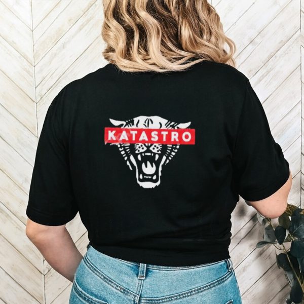 Katastro Merch Katastro Acid Washed Panther shirt