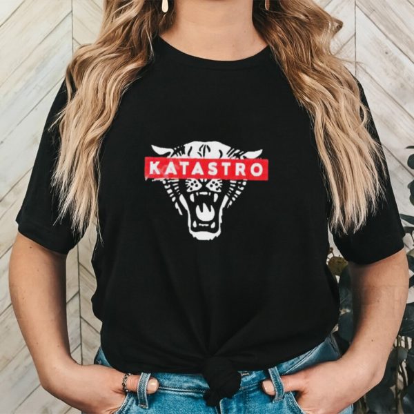 Katastro Merch Katastro Acid Washed Panther shirt