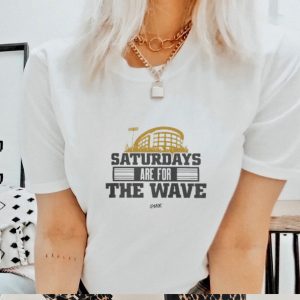 Iowa Hawkeyes Football Saturdays Are For The Wave 2023 Shirt