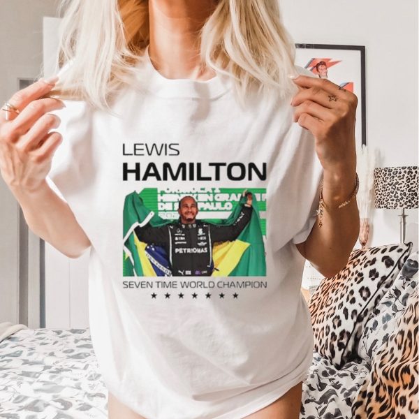 Lewis Hamilton Seven Times World Champion 2023 Shirt