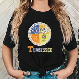 Nice tennessee Volunteers Titans Predators And Nashville SC 2023 shirt