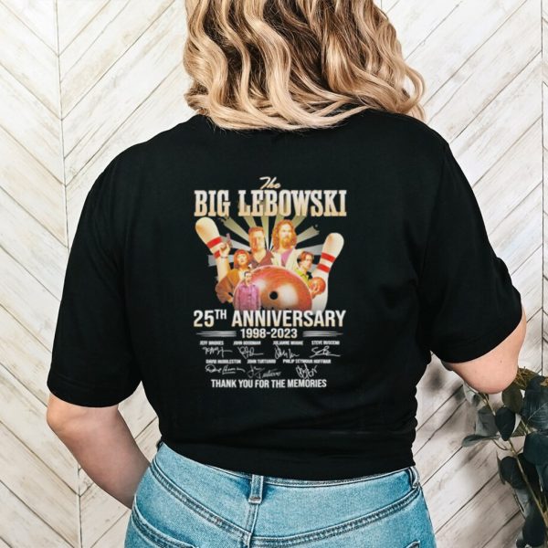 Official Official The Big Lebowski 25th Anniversary 1998 – 2023 Thank You For The Memories T Shirt