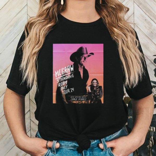 Official Tim McGraw Announces 2024 Standing Room Only Tour Shirt