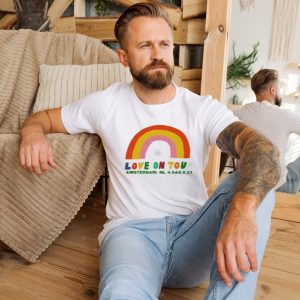 Official rainbow Event Amsterdam, NL Love On Tour shirt