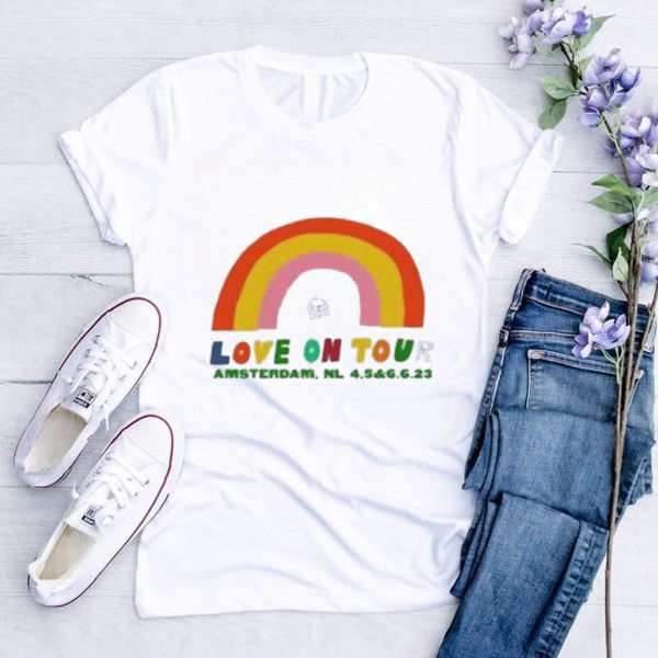 Official rainbow Event Amsterdam, NL Love On Tour shirt