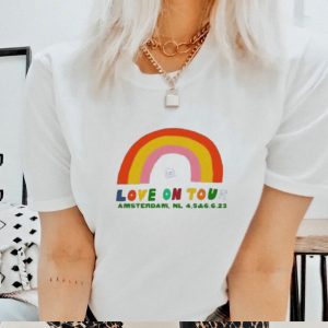 Official rainbow Event Amsterdam, NL Love On Tour shirt