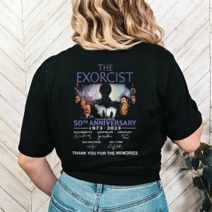 Official the exorcist 50th anniversary 1973 2023 thank you for the memories signatures shirt