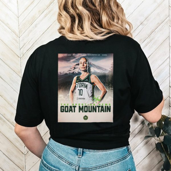 Original Sue Bird, Russell Wilson, Ken Griffey Jr And Ichiro The Sporting News Goat Mountain Shirt