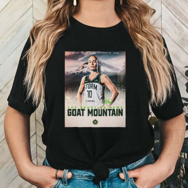 Original Sue Bird, Russell Wilson, Ken Griffey Jr And Ichiro The Sporting News Goat Mountain Shirt