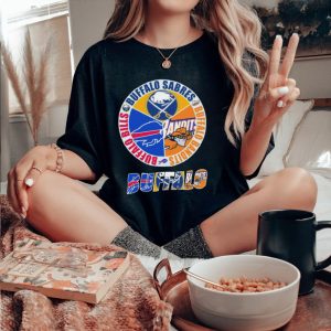 Original buffalo City Sports Buffalo Bills, Sabres and Bandits Official Logo shirt