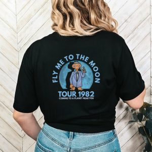 Original fly Me To The Moon Tour 1982 Coming To A Planet Near You Shirt