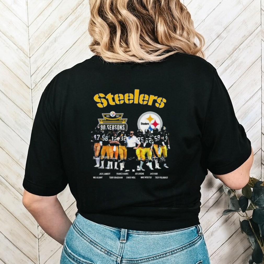 Pittsburgh Steelers 90 Season 1933 2023 Memories Signatures Shirt