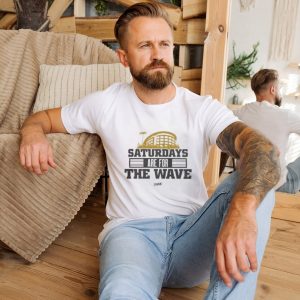 Iowa Hawkeyes Football Saturdays Are For The Wave 2023 Shirt