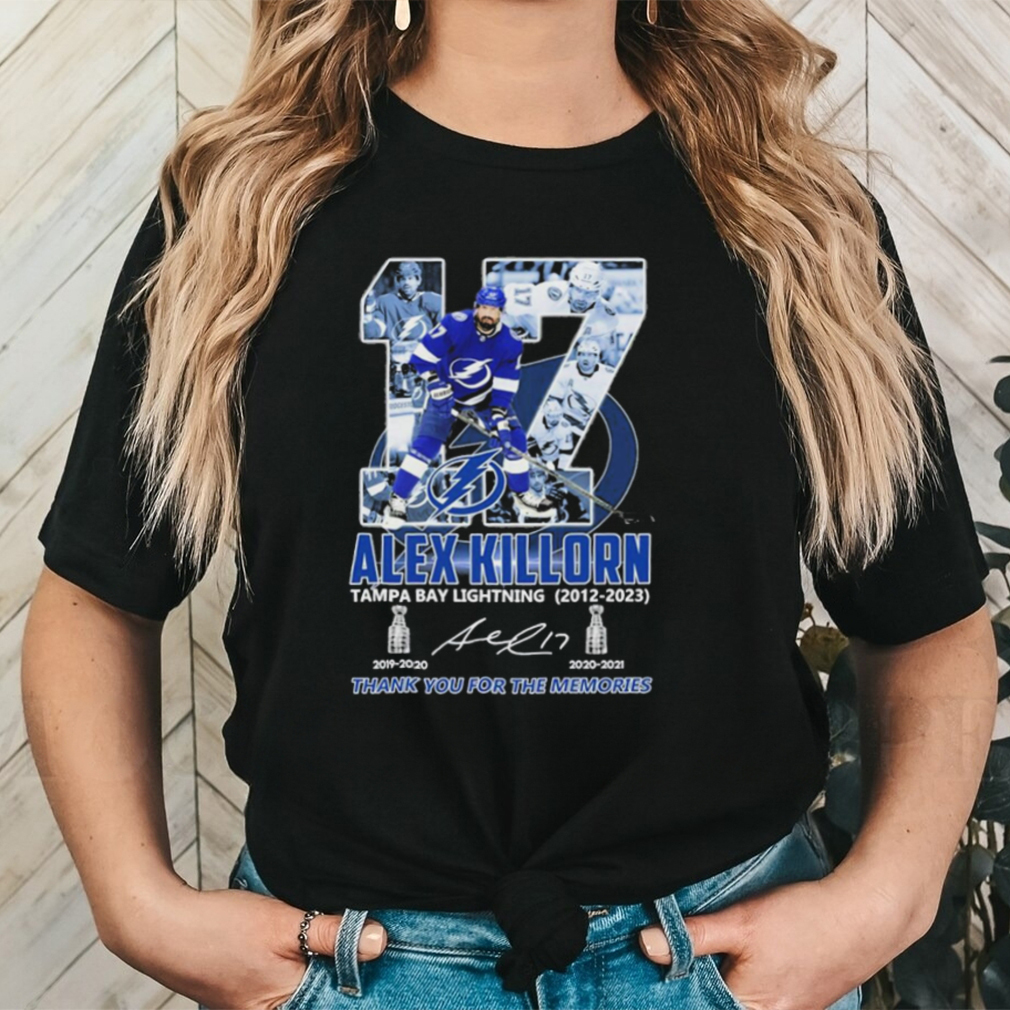 Alex Killorn Tampa Bay Lightning 2012 – 2023 Thank You For The Memories T Shirt