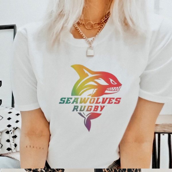 Seattle Seawolves Shop 2023 Seawolves Pride Logo T Shirt