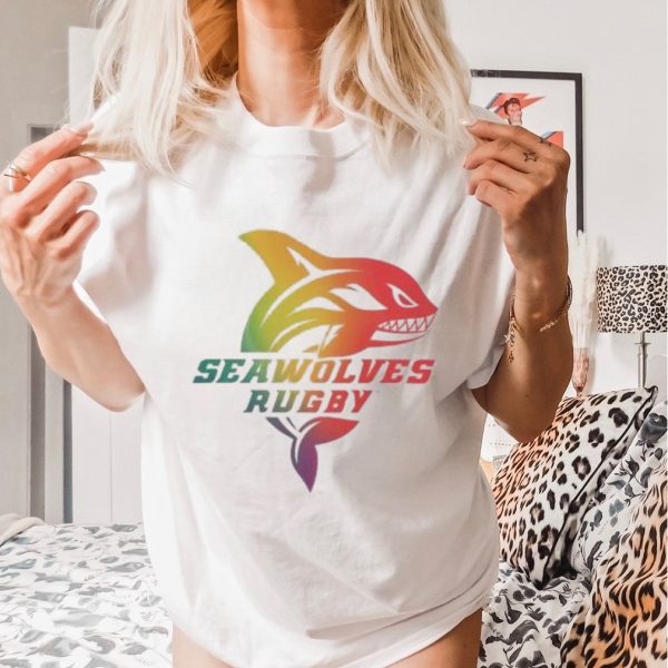 Seattle Seawolves Shop 2023 Seawolves Pride Logo T Shirt