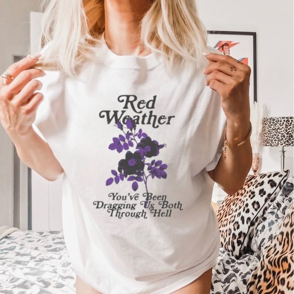 Red Weather Merch Start Again Lyric Shirt