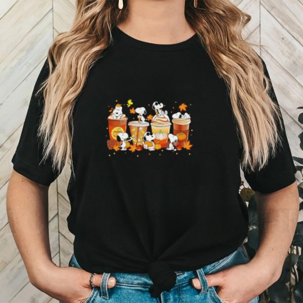 Autumn Snoopy coffee shirt