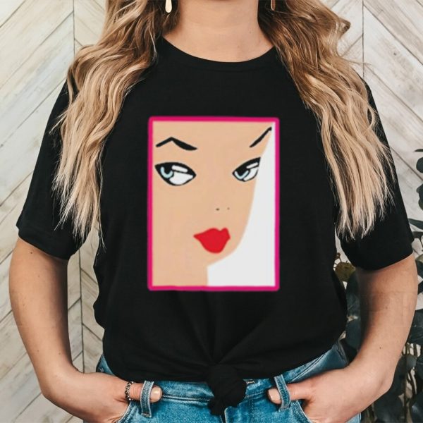 Barbie face shirt barbenheimer