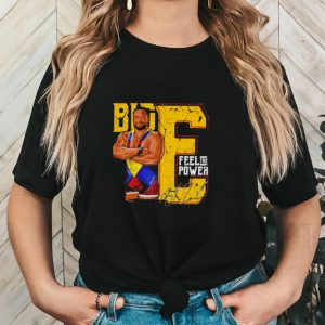 Big E feel the power professional wrestler signature shirt