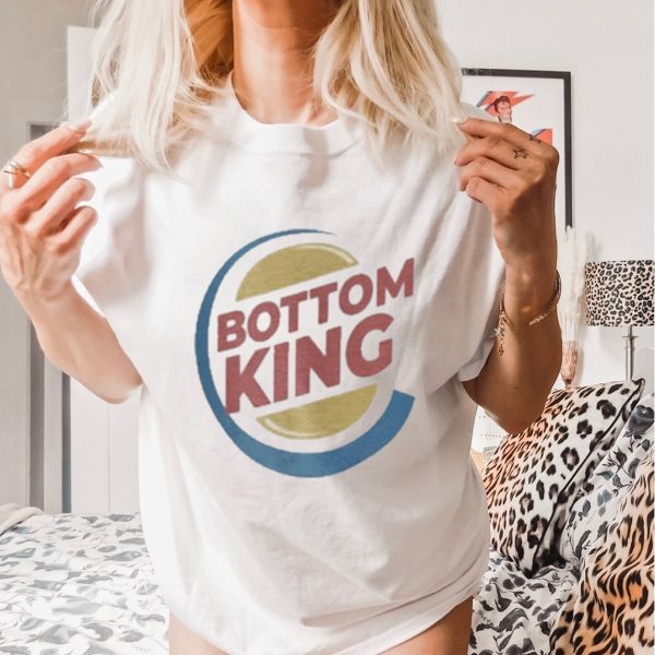 Blizz but with rizz bottom king parody gay logo shirt