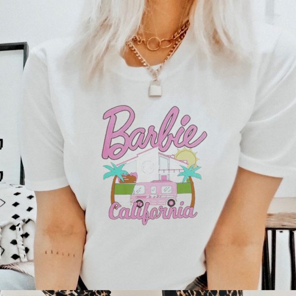 California Barbie Dreamhouse Boyfriend Fit Girls T Shirt