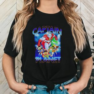 Captain Planet 90s cartoon vintage shirt