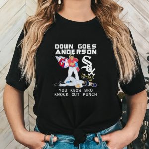 Cleveland Guardians and Chicago White Sox down goes Anderson shirt
