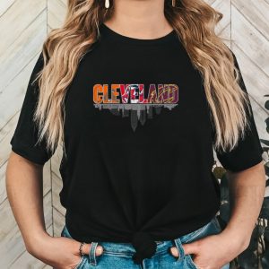 Cleveland city sports team Cleveland Browns Cleveland Guardians and Cleveland Cavaliers shirt