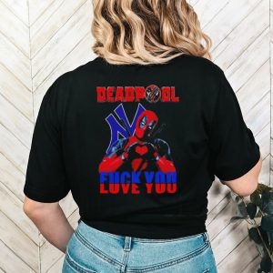 Deadpool New York Yankees fuck you love you shirt
