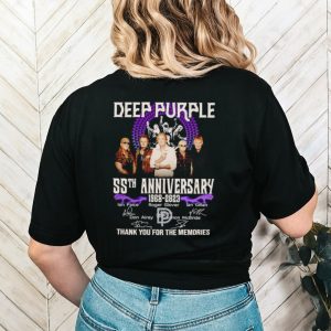 Deep Purple 55th anniversary 1968 2023 thank you for the memories shirt