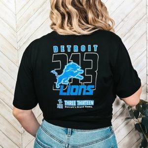 Detroit Lions Three Thirteen Area Code Shirt