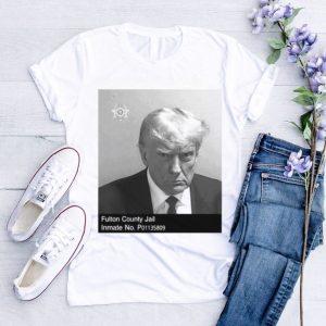Donald Trump fulton county jail inmate no p01135809 shirt