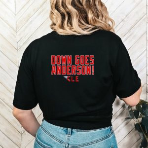 Down goes Anderson CLE shirt