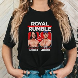 John Cena Vs A.J. Styles Royal Rumble 2017 Superstars WWE...