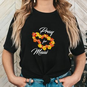 Flowers pray for Maui shirt