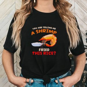 Funny Are you telling me a shrimp fried this rice shirt