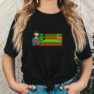 Gorillaz Struggle Tweets Minecraft Creeper Murdoc Niccals shirt