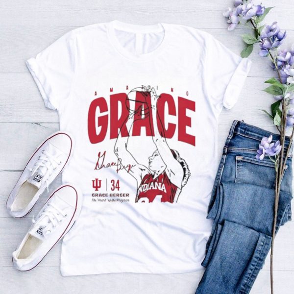 Grace Berger Indiana fever the heart of the program shirt