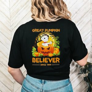 Halloween Snoopy great pumpkin believer 1966 shirt