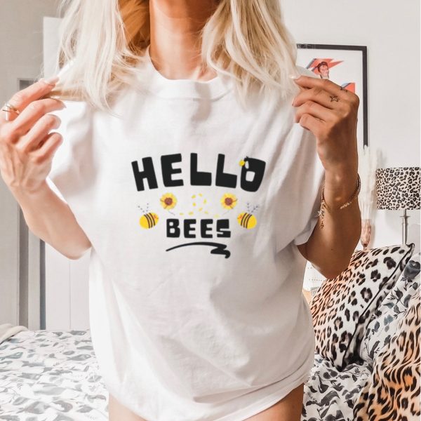 Hello Bees Cute Design Dragon Friends Jester shirt