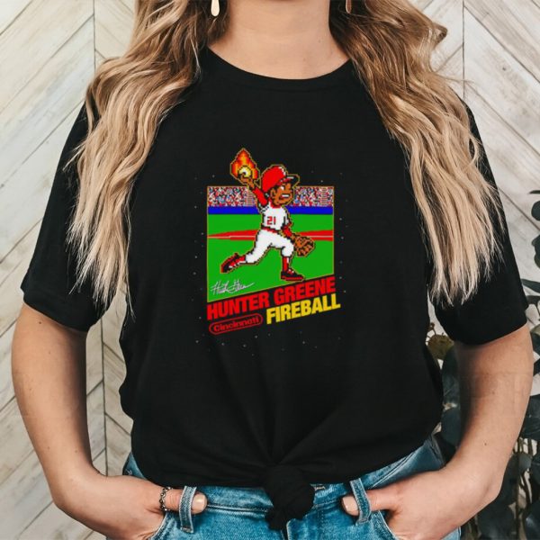 Hunter Greene Cincinnati Fireball game shirt