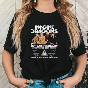 Imagine Dragons 15th anniversary 2008 2023 thank you for the memories shirt