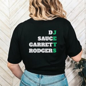 Jets DJ sauce Garrett Rodgers shirt